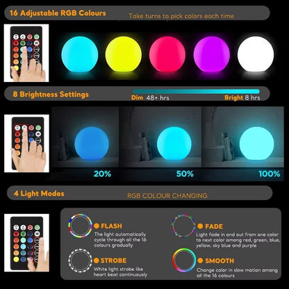 LED Solar Ball Light