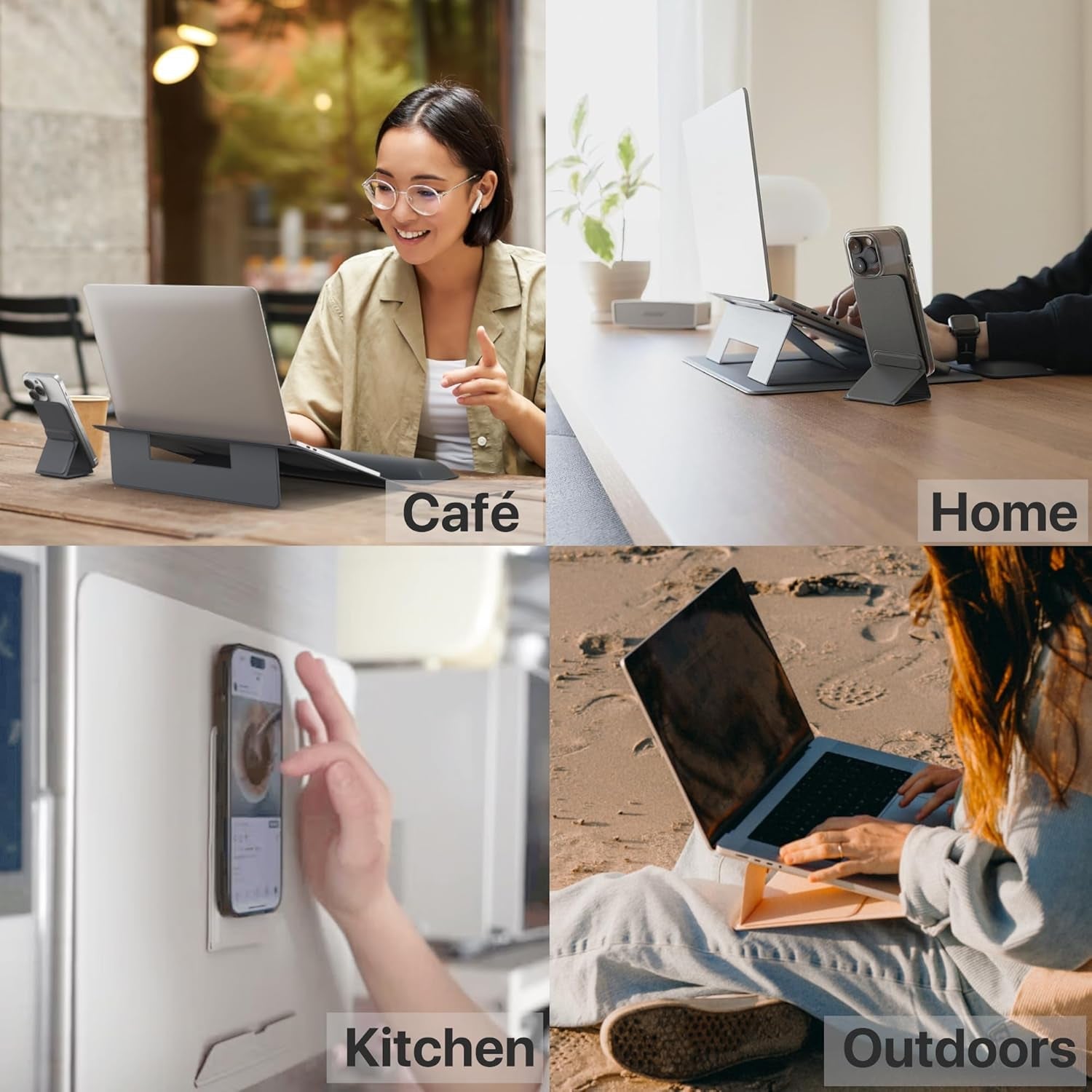 Magno Magnetic Laptop Stand – Adjustable & Portable