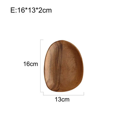 Irregular Wood Serving Plates