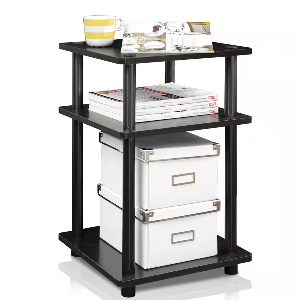 Black Wood Multipurpose Shelf