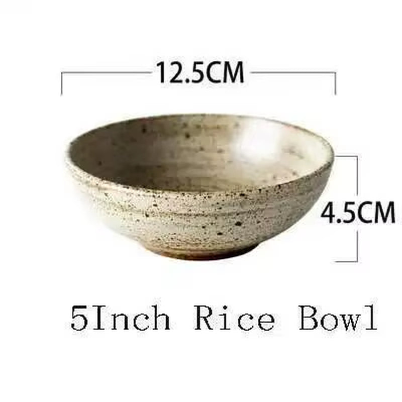 Retro Handmade Stoneware Tableware
