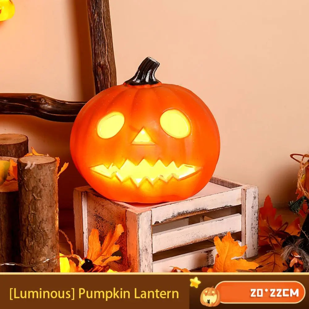 Glow-in-the-Dark Halloween Pumpkin Lamp