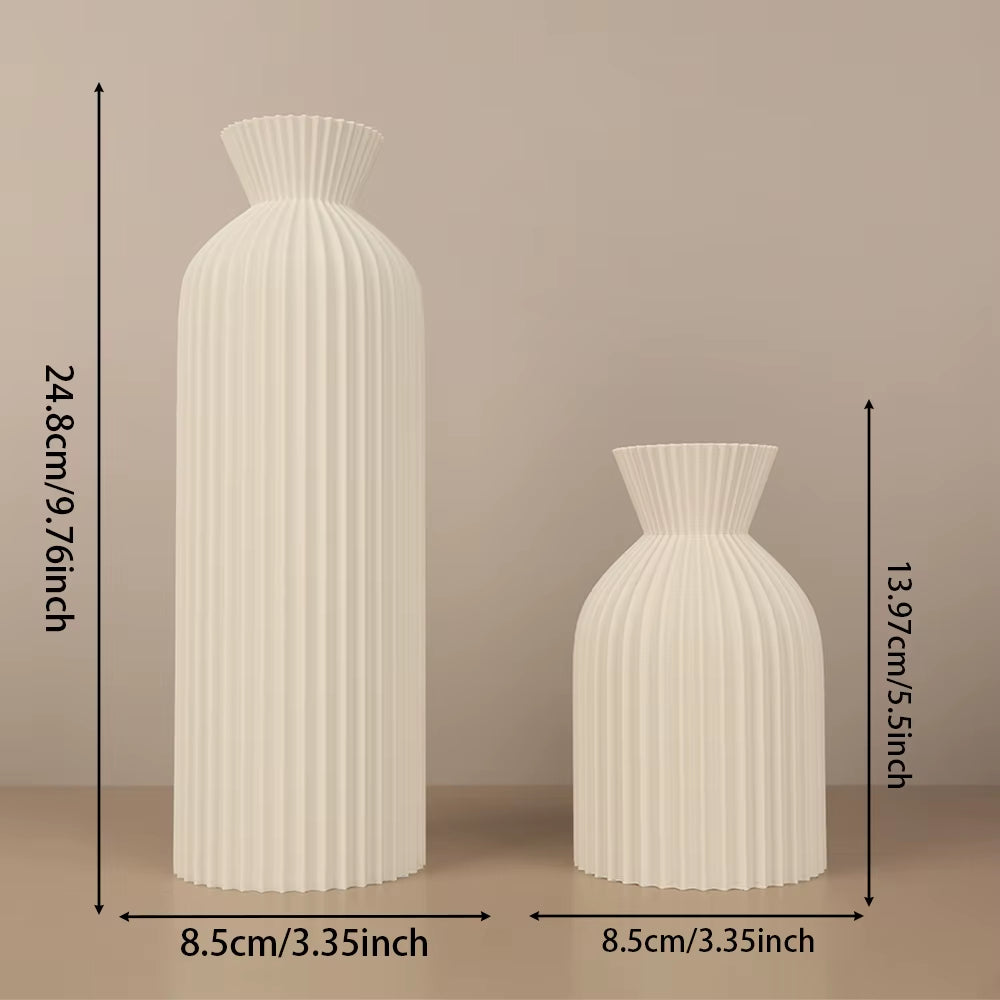 Striped Ceramic Vase