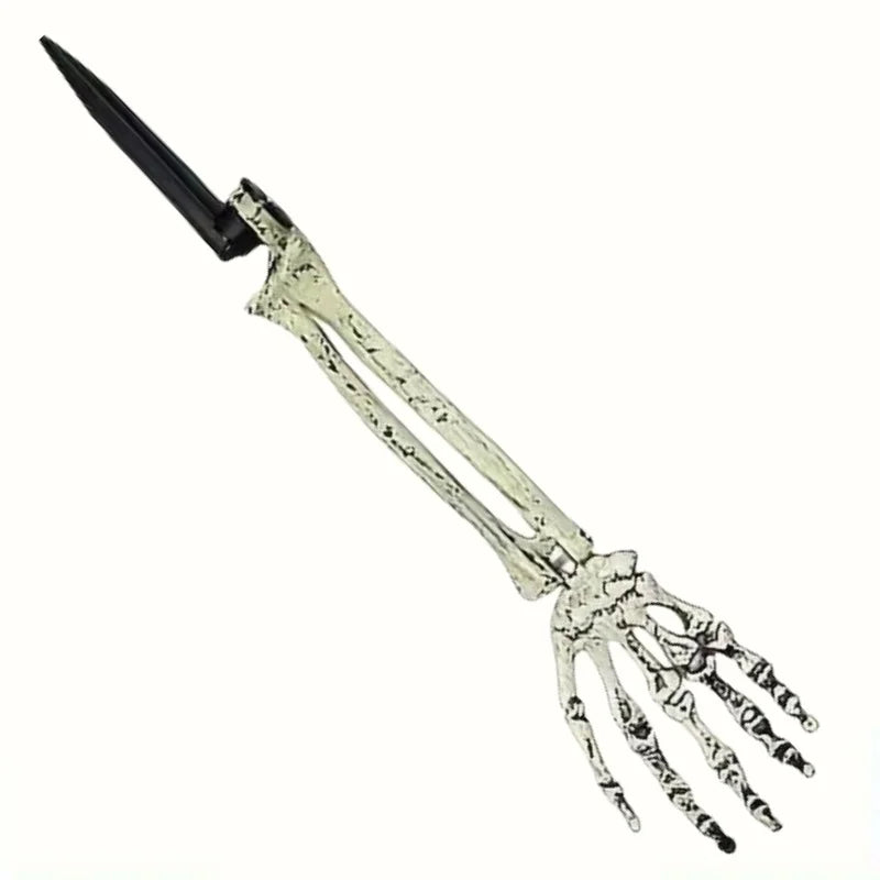 Halloween Skeleton Skull and Hand Garden Stakes