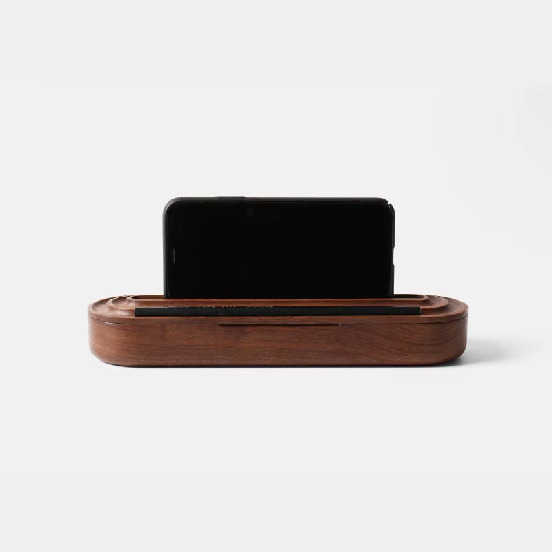Wooden Desk Organizer Tray
