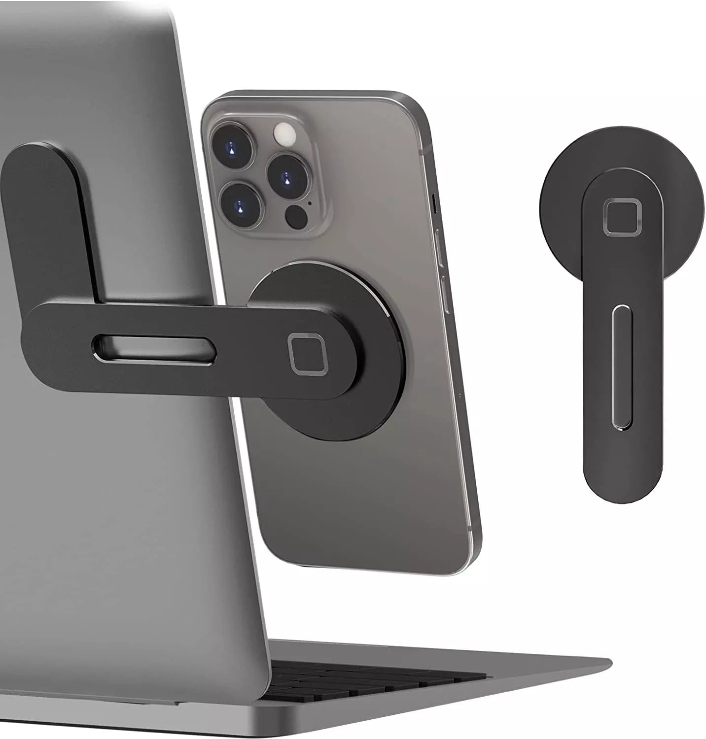Magnetic Laptop iPhone Holder