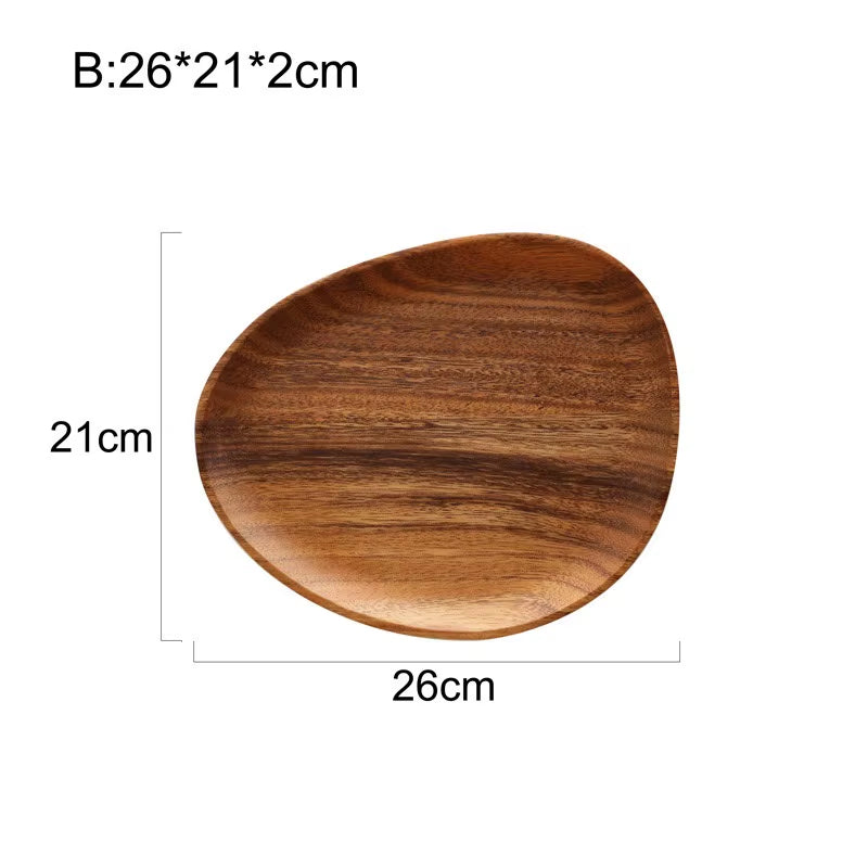Irregular Wood Serving Plates