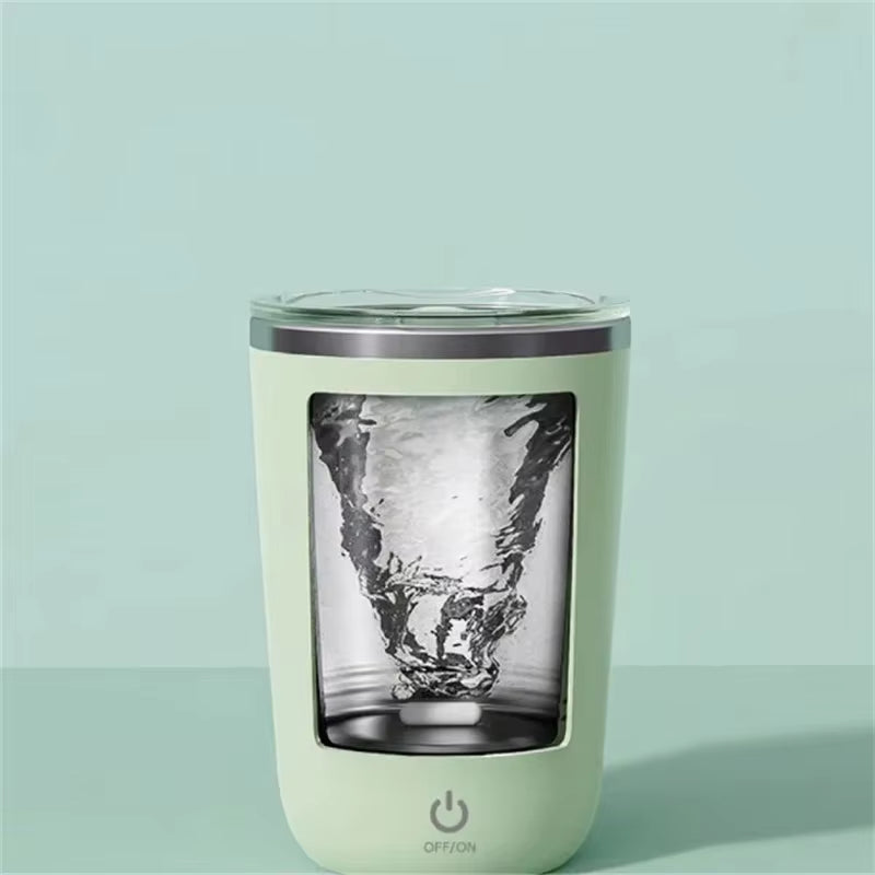 Self-Stirring Stainless Steel Mug