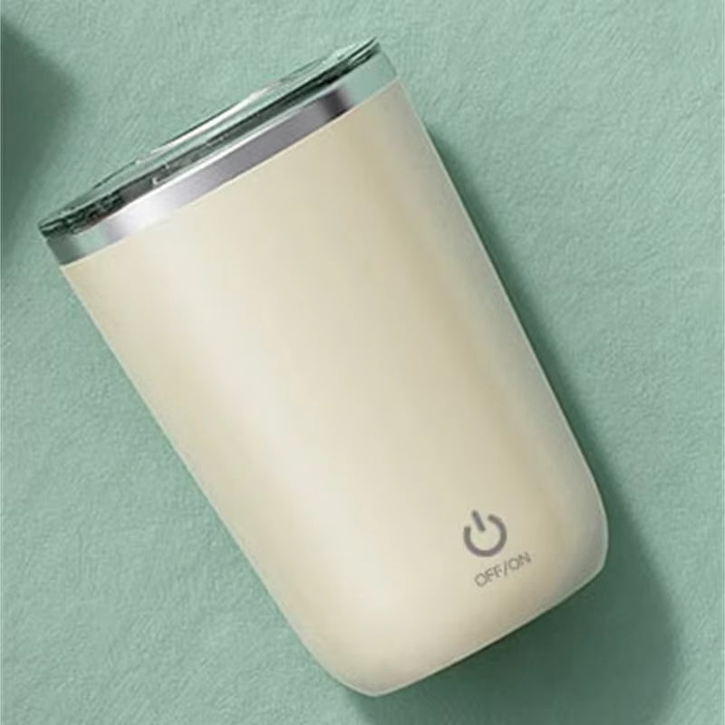 Self-Stirring Stainless Steel Mug