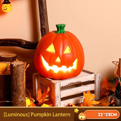 Glow-in-the-Dark Halloween Pumpkin Lamp