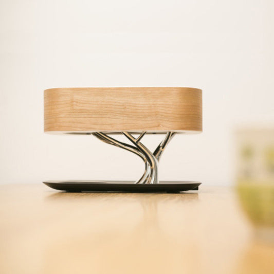 Wireless-Charging Minimalist Bedside Lamp