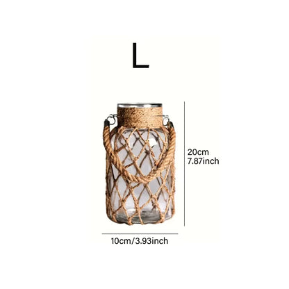 Bohemian Handwoven Glass Vase