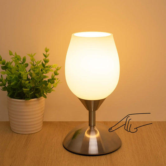 Touch Lamp for Bedroom Nightstand